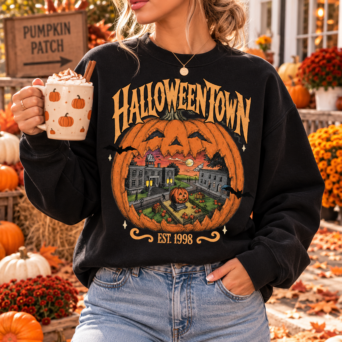 Halloween Town Crewneck