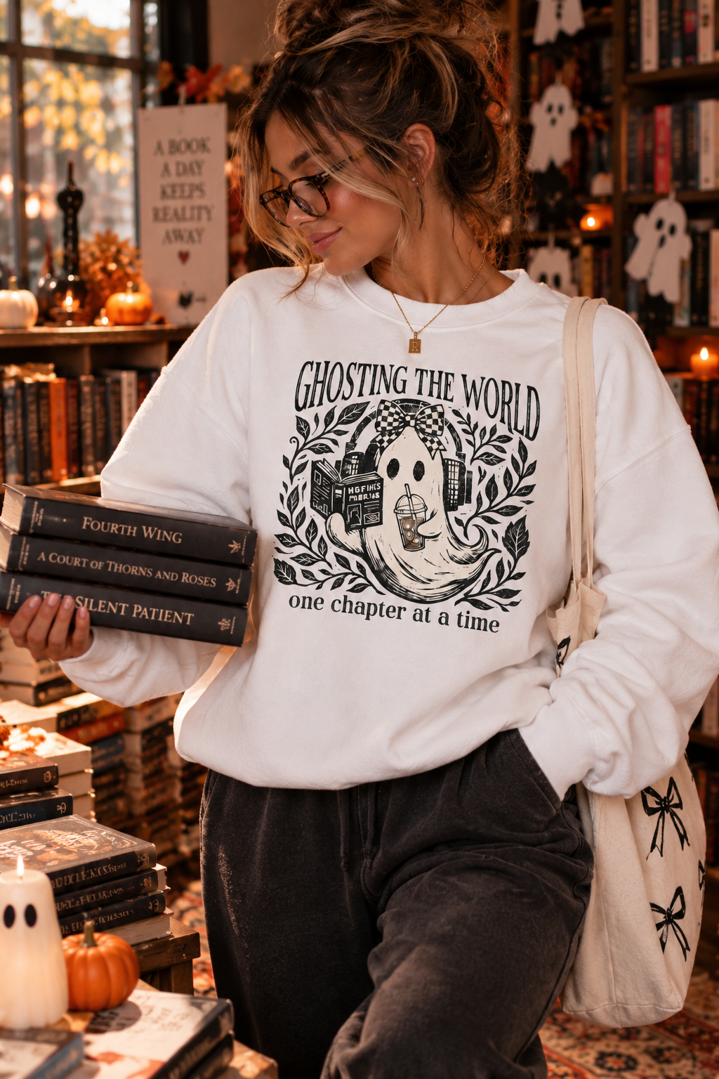 Ghosting the World Crewneck