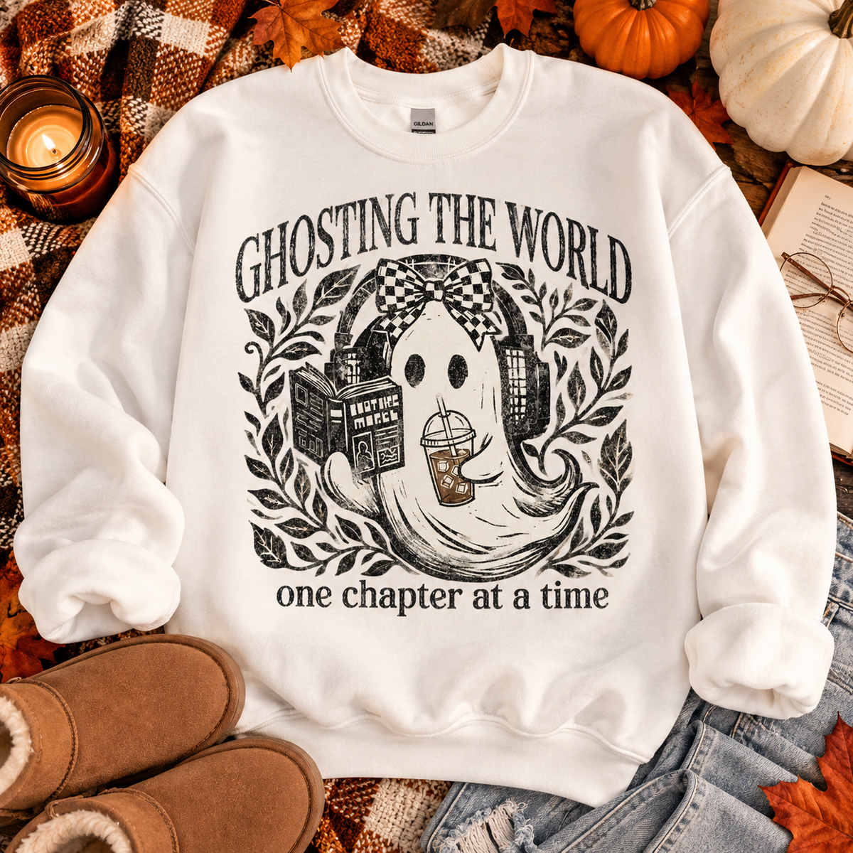 Ghosting the World Crewneck
