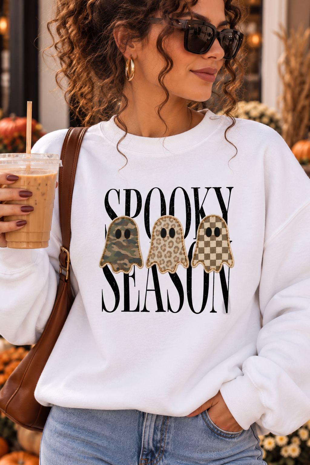 Spooky SZN Ghost Crewneck